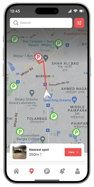 ParEasy UI Screen 6